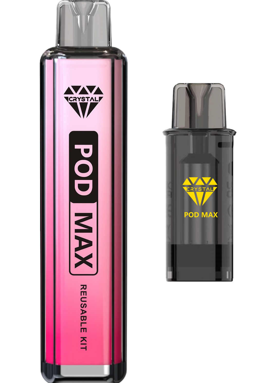 POD MAX REFILLABLE KIT (2ml POD) with 1 bottle Free e-liquid